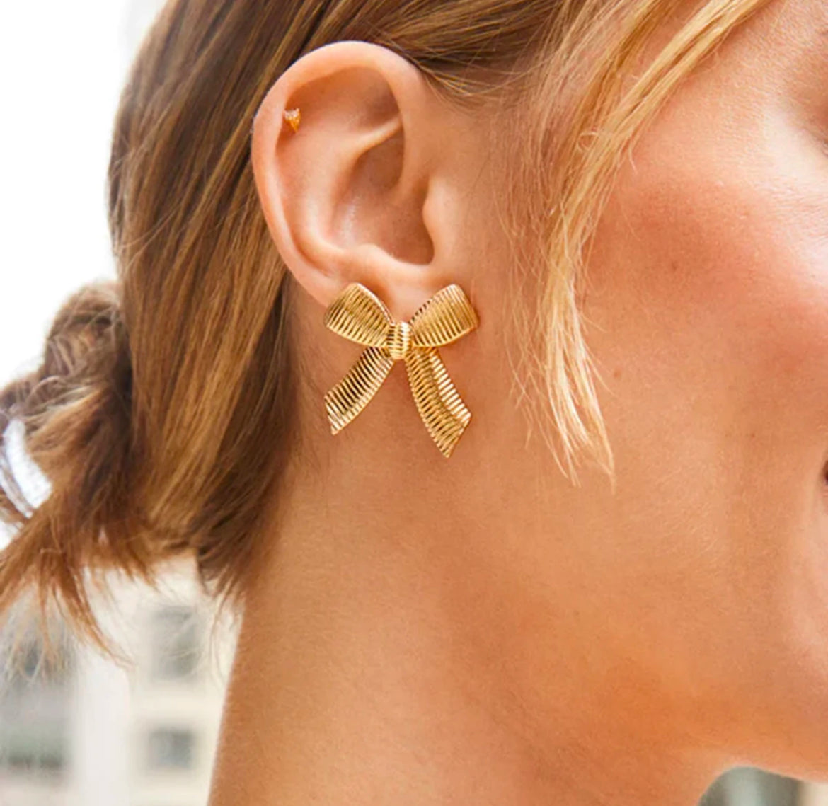 Bow Knot Stud Earrings