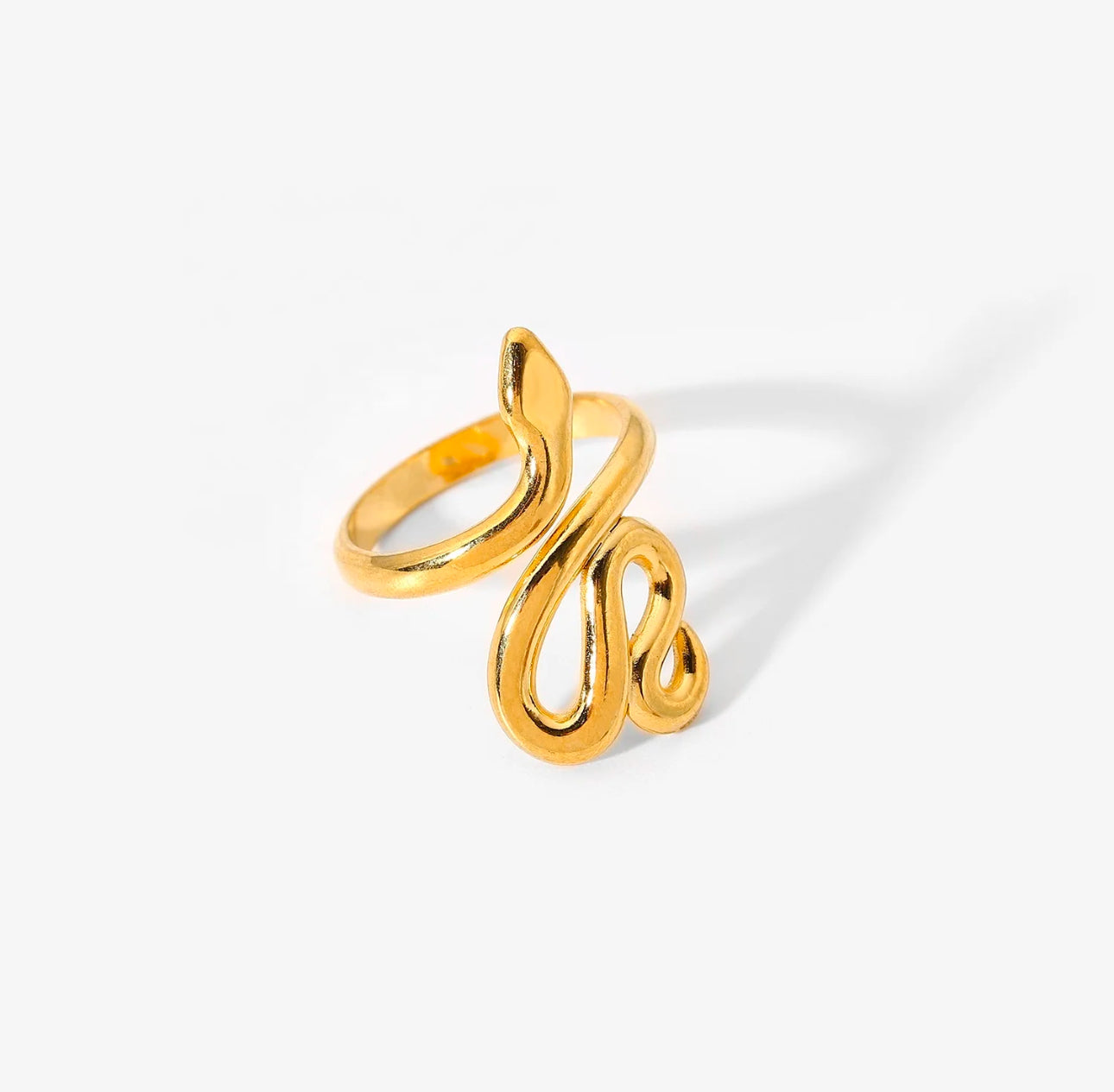 Snake Design Open Ring